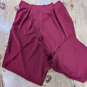 SHEIN Curve Deep Red Pants